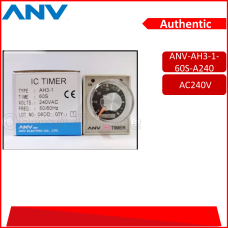 ANV SINGLE RANGE TIMER AC240V(ANV-AH3-1-60S-A240)
