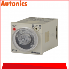 AUTONICS MULTI RANGE ANALOG TIMER, 100-240VAC/24-240VDC ~ 6S/60S/6M/60M/6H, (ATE8-46E)