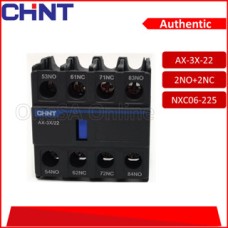 CHINT AUX CONTACT FRONT MOUNT 2NO+2NC(CHINT-AX-3X/22)