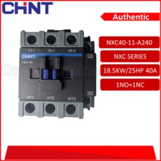 CHINT CONTACTOR NXC SERIES 18.5KW/25HP(NXC-40-11-A240)