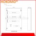 HOKOMO DISTRIBUTOR BOARD, 3ROW ~ 18WAY PER ROW ~ WITH MCCB & ELCB SLOT, (DB18W3R-ME)