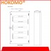HOKOMO DISTRIBUTOR BOARD, 5 ROW ~ 18WAY PER ROW, (DB18W5R)