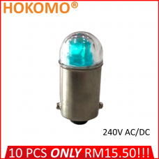 HOKOMO BA9S LED BULB, 240V AC/DC ~ BLUE, (HQ-LED240AC-R)