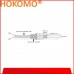 HOKOMO TYPE K M8 x 1.0 THERMOCOUPLE C/W 2METER STAINLESS STEEL BRAIDED CABLE , 4" (100mm), (HTC-K-2M-TMB-4)