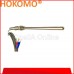 HOKOMO TYPE K M8 x 1.0 THERMOCOUPLE C/W 2METER STAINLESS STEEL BRAIDED CABLE , 4" (100mm), (HTC-K-2M-TMB-4)