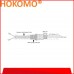 HOKOMO TYPE K M8 x 1.0 THERMOCOUPLE C/W 2METER STAINLESS STEEL BRAIDED CABLE, 6" (150mm) , (HTC-K-2M-TMB-6)