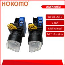 HOKOMO ILLUMINATED SELECTOR SWITCHES, 90° ~ 2-POSITION ~ 1NO, (KW1SL-2E10)