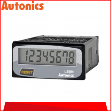 AUTONICS HOUR METER, 0.00S-9999999.9H ~ MAN.FRONT, (LE8N-BN)