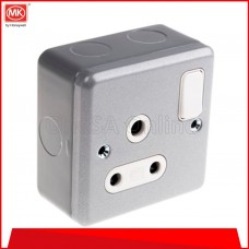 MK 1 GANG HEAVY DUTY SOCKET OUTLET, 15A ~ SWITCHED, (G2873-ALM)