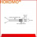 HOKOMO TYPE K M6 @ BSW 1/4 THERMOCOUPLE C/W 1MTR/2MTR/3MTR STAINLESS STEEL BRAIDED CABLE , (HTC-K-2M-1/4"BSW)