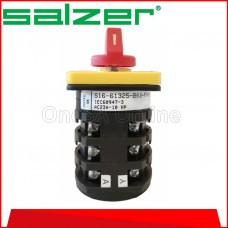 SALZER AMMETER SELECTOR SWITCH, OFF-R-Y-B~16A, (S1661325-B03)