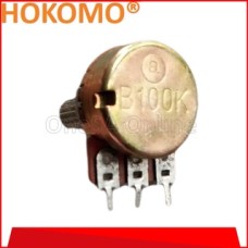 TOCOS VARIABLE RESISTOR B100K, DIA 17MM, (VR-B100K-17MM)