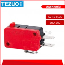 TEZUO MINI MICRO SWITCH, 15A ~ PIN PLUNGER, (V-15-1C25)