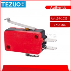 TEZUO MINI MICRO SWITCH, 15A ~ LONG HIGE LEVER, (V-163-1C25)