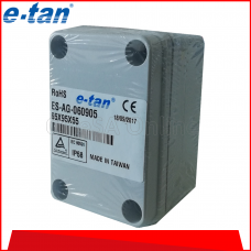E-TAN PVC JUNCTION BOX IP68, ES SERIES, W65 X H95 X D55 MM, (ES-AG-060905)