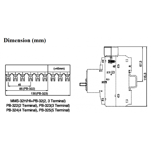 Ls Manual Motor Starter Mms 32h 11 17a